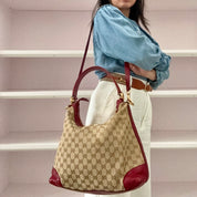 Gucci Miss GG Canvas Hobo Bag
