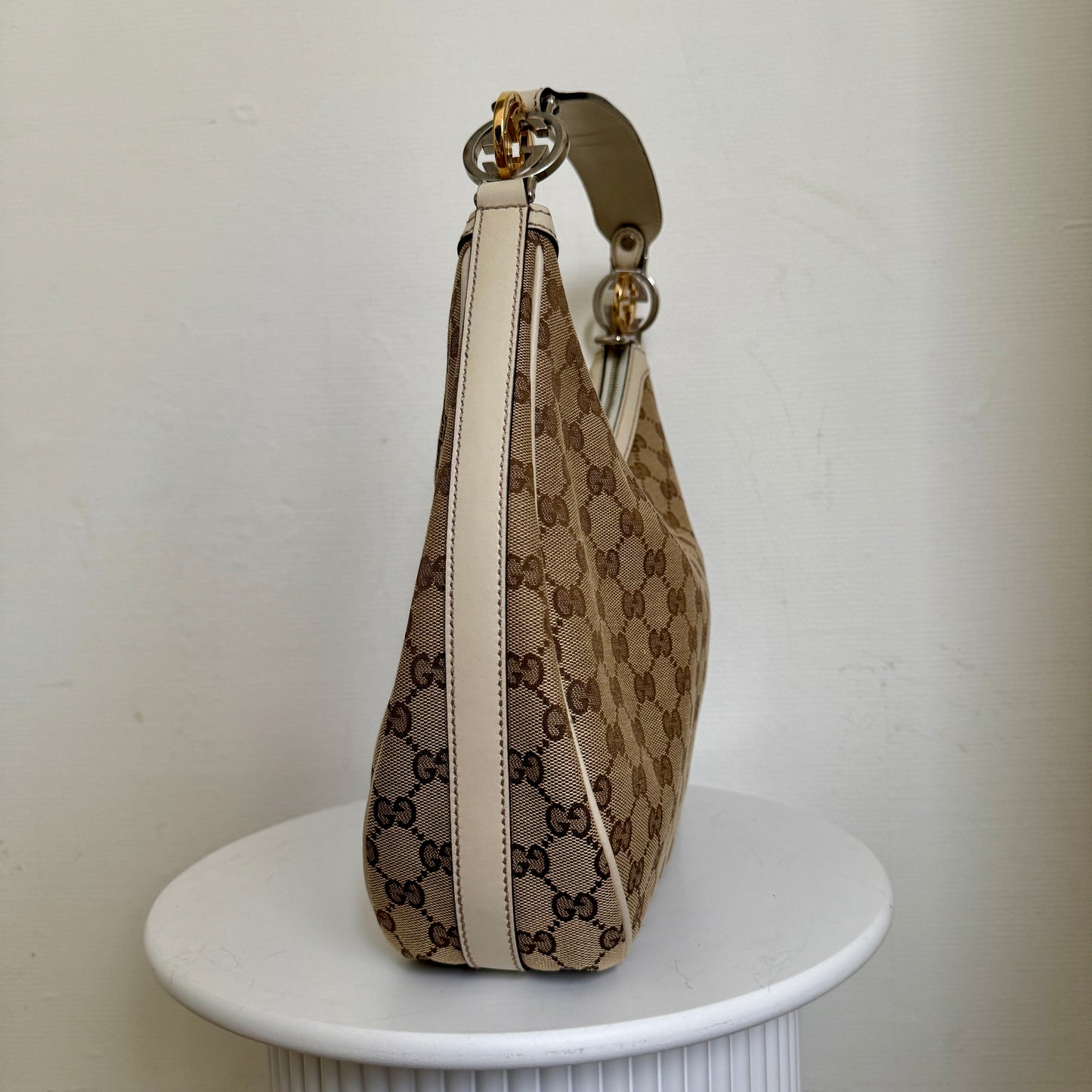 Gucci GG Canvas Twins Hobo