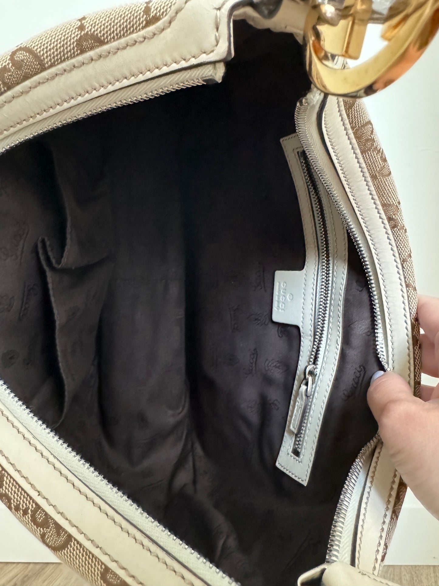 Gucci GG Canvas Twins Hobo