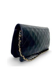 Vintage Chanel Full Flap Bag Black
