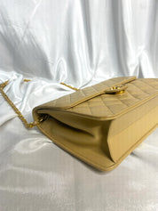 Chanel Single Flapbag Beige GWH SMALL