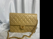 Chanel Single Flapbag Beige GWH SMALL