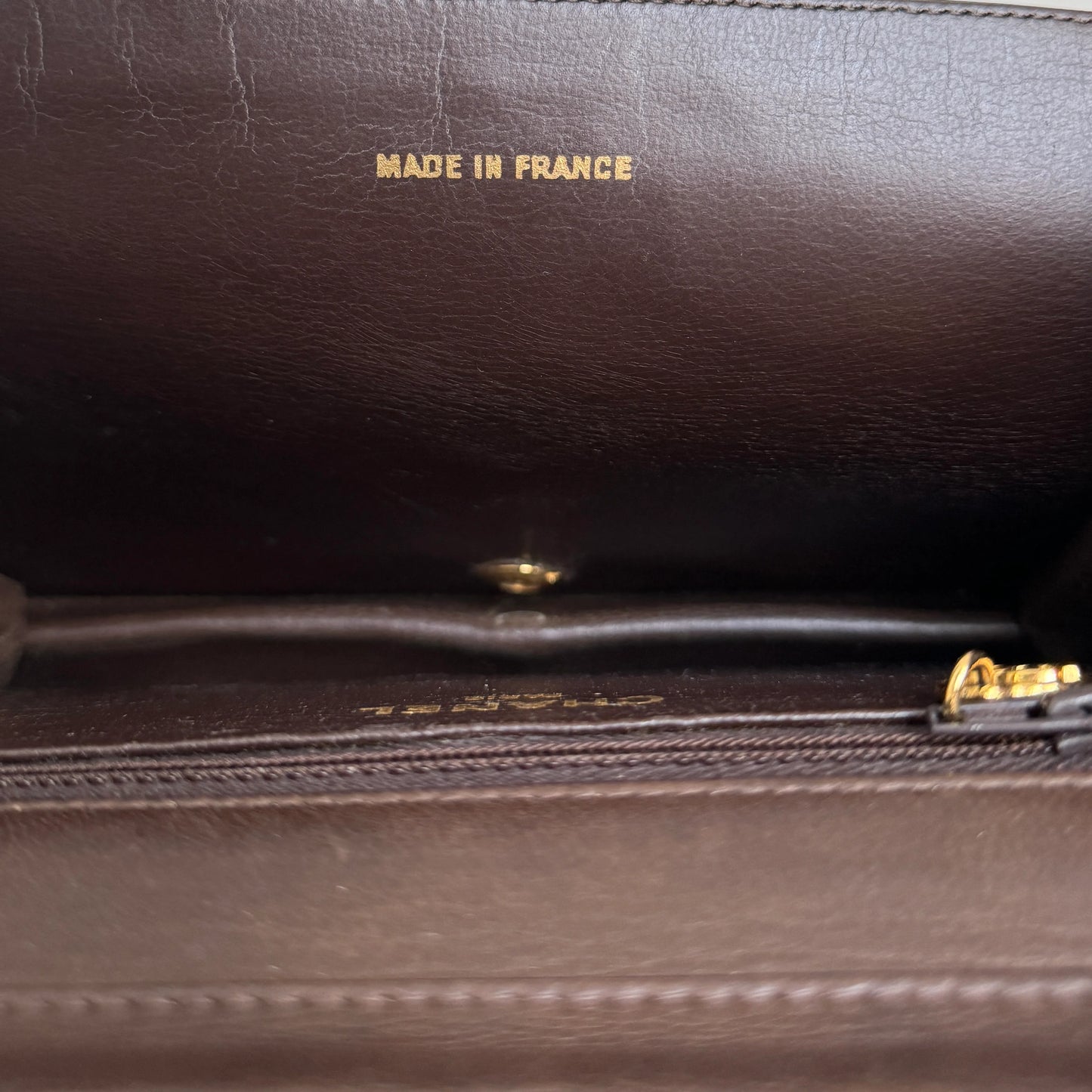 Chanel Full Flapbag Bruin SMALL 24k ghw