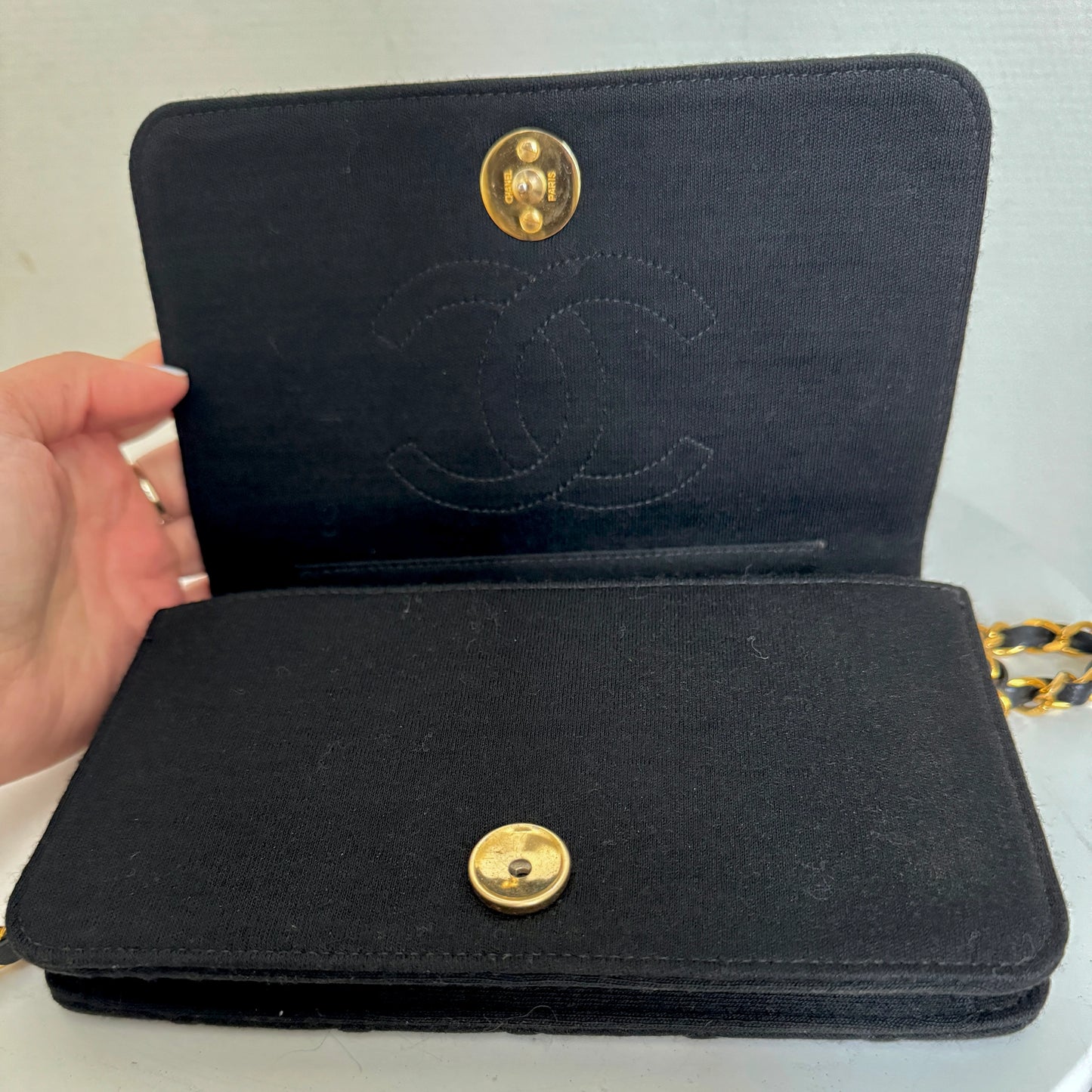 Chanel Matelasse Full Flapbag MINI Fabric 24k GHW