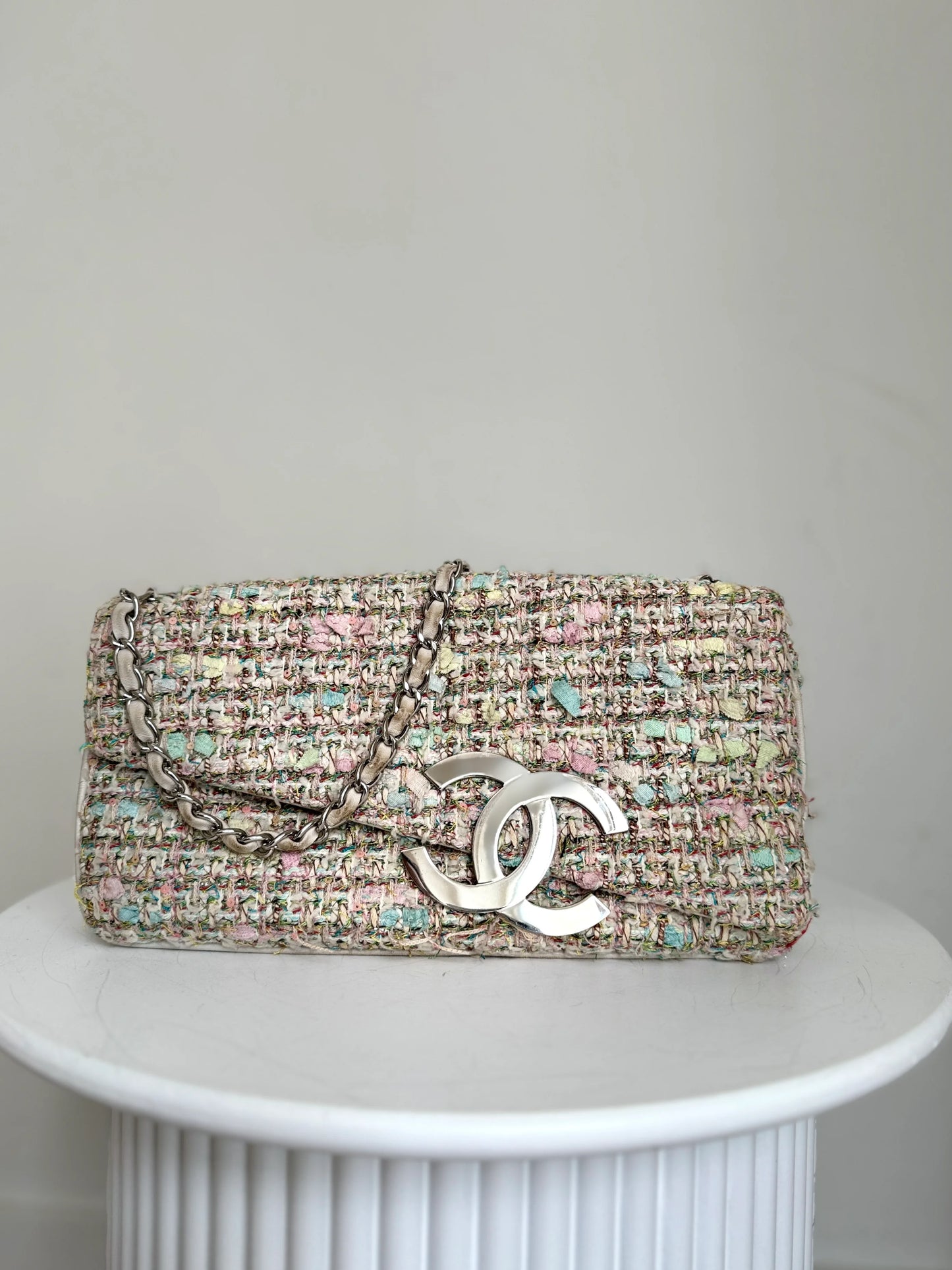 Chanel Tweed Shoulder Bag
