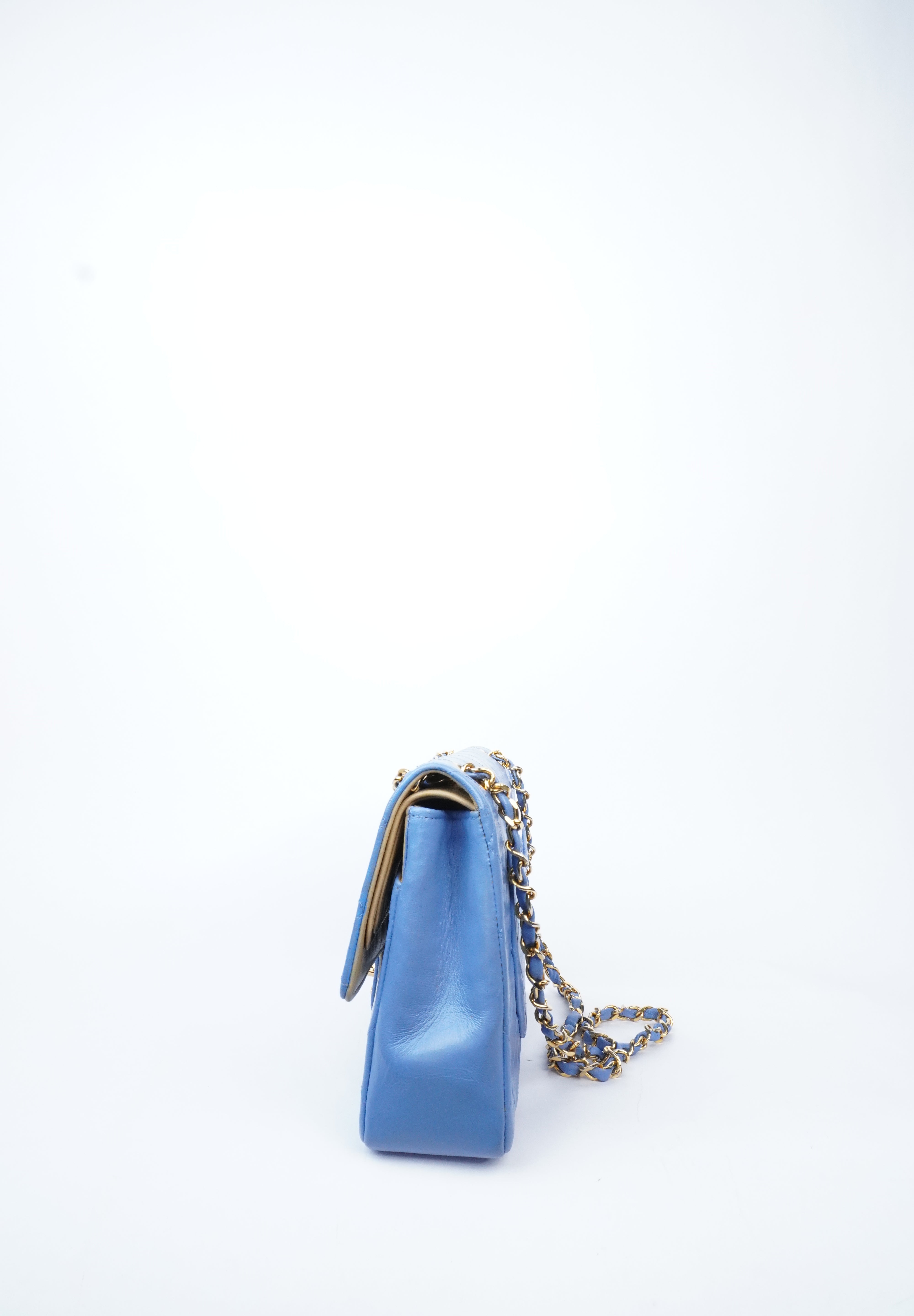 Chanel Double Flap Blue