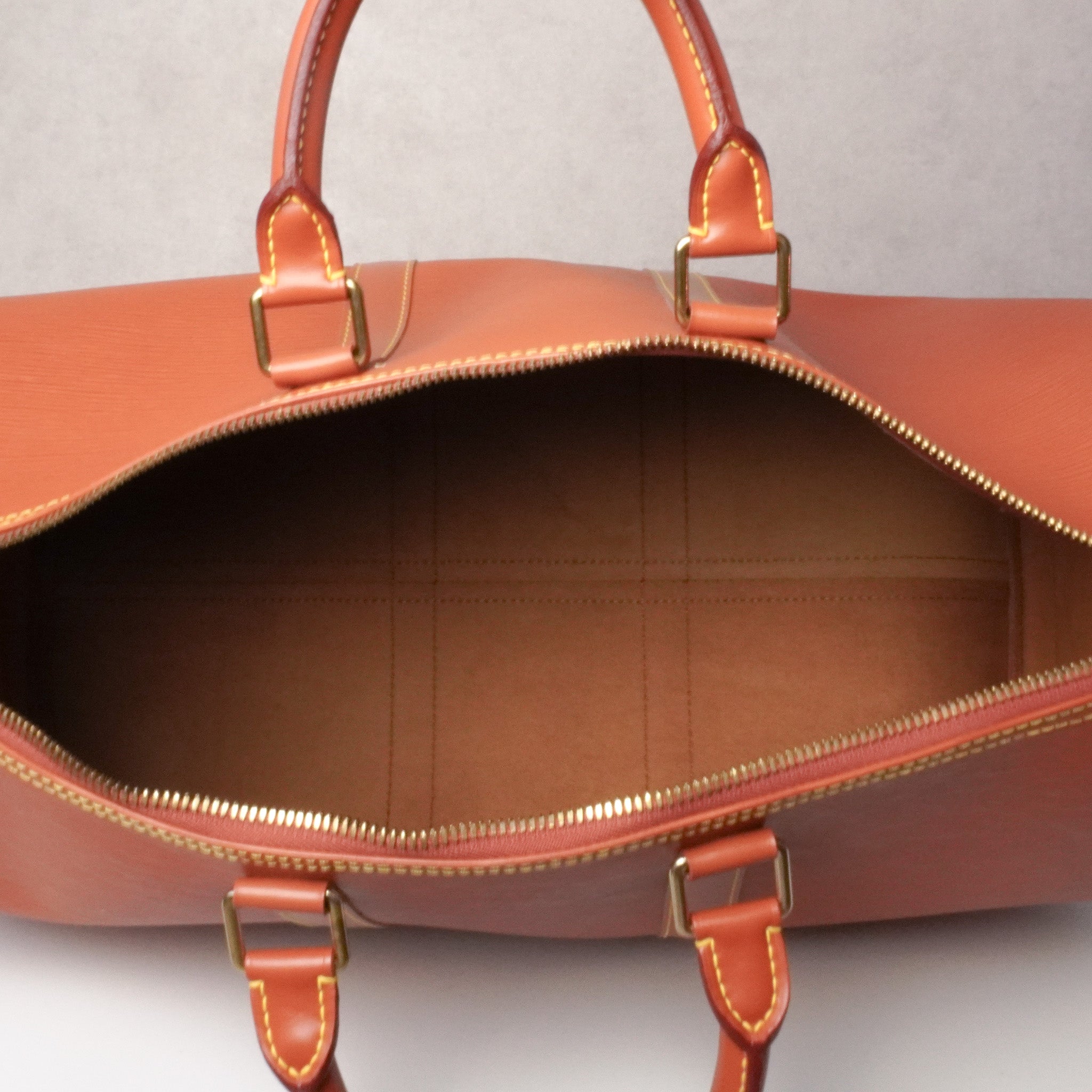 Louis Vuitton Keepall 45 Epi Kenian Brown