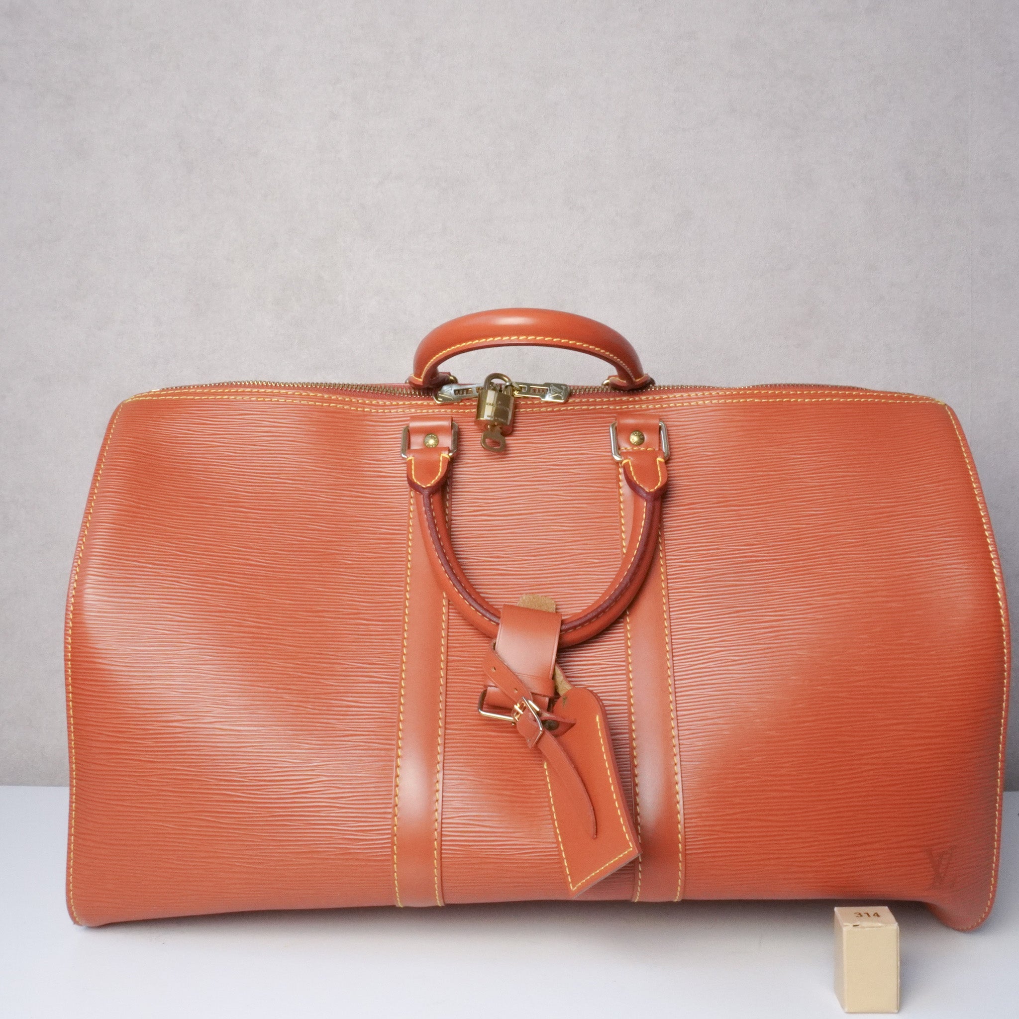 Louis Vuitton Keepall 45 Epi Kenian Brown