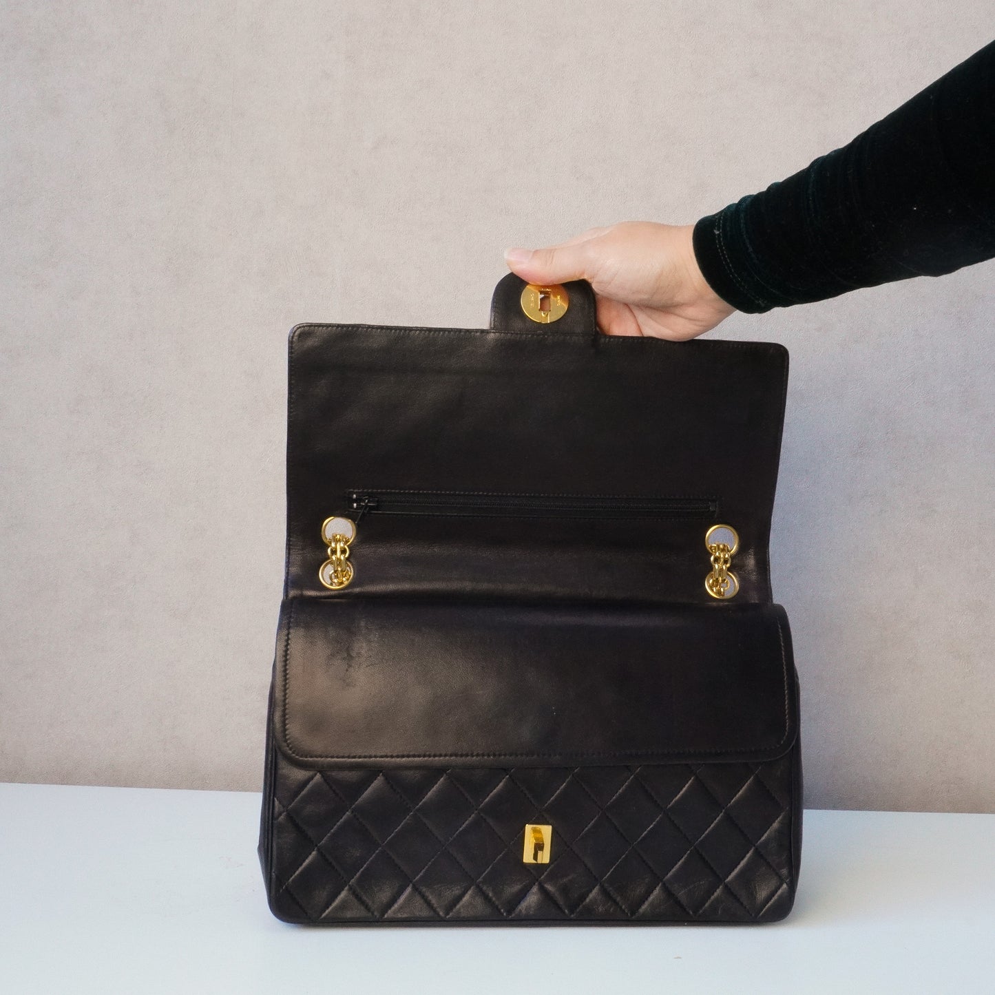 Chanel Double Flap Medium Mademoiselle Chain