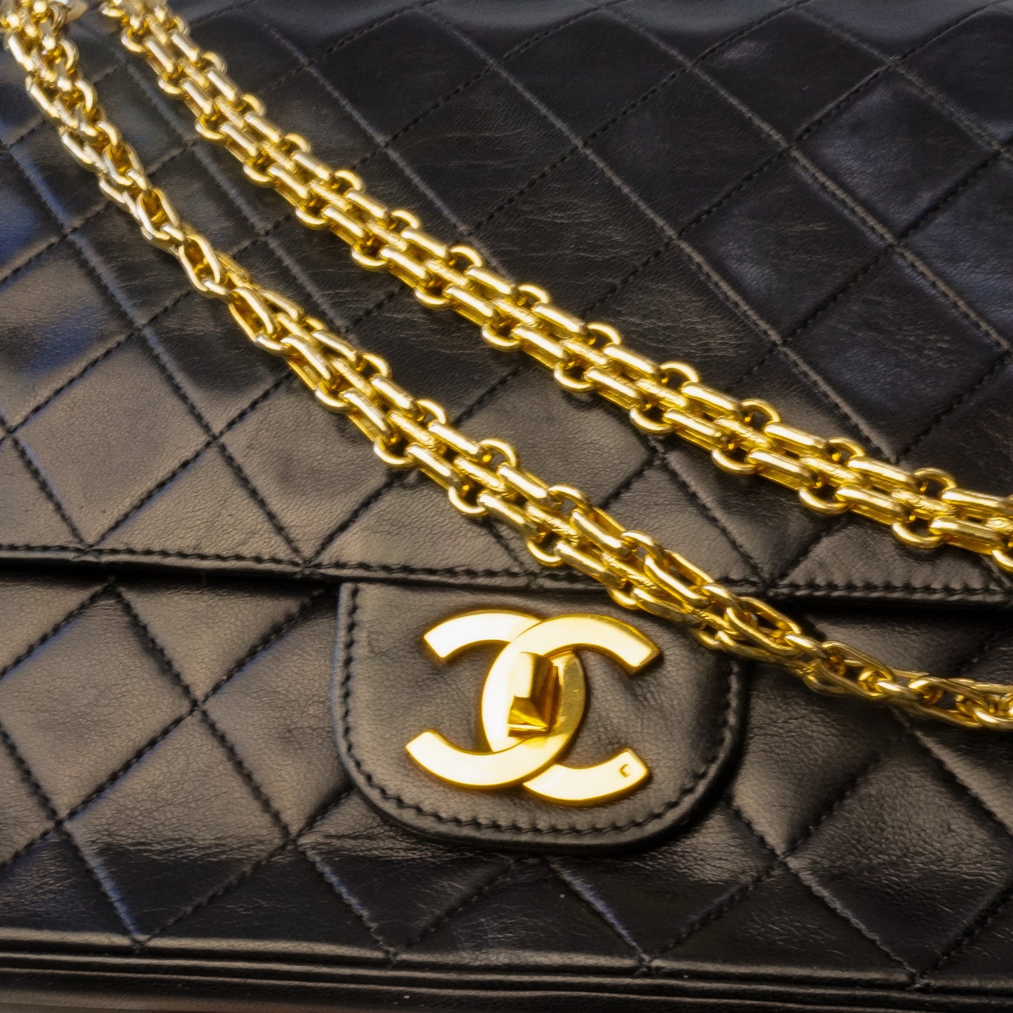 Chanel Double Flap Medium Mademoiselle Chain