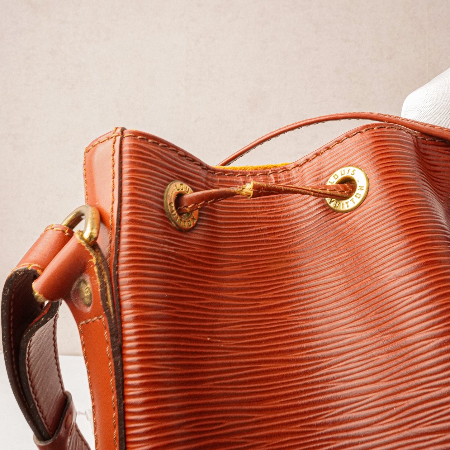 Louis Vuitton Petit Noé Epi Kenyan Brown