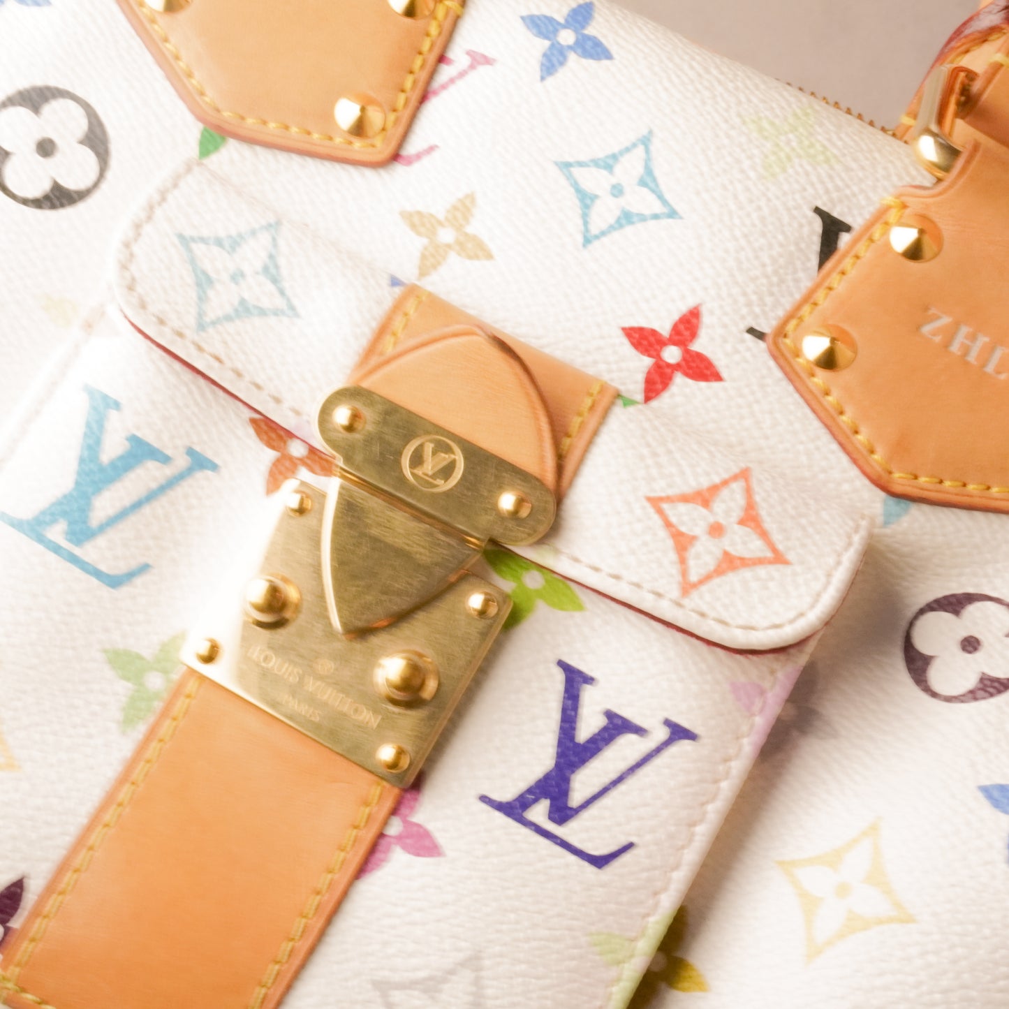 Louis Vuitton x Takashi Murakami Speedy 30 Multicolor Blanc