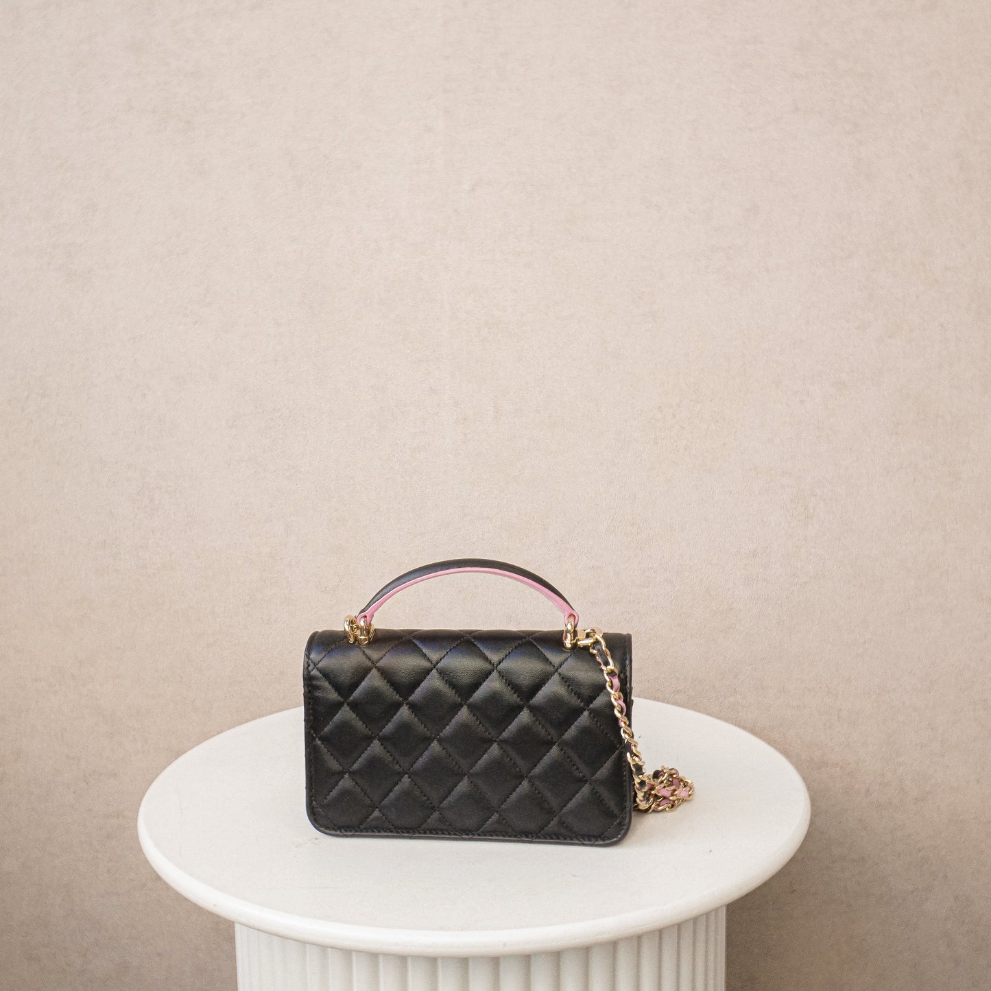 Chanel Tophandle Bicolor Minibag Crossbody