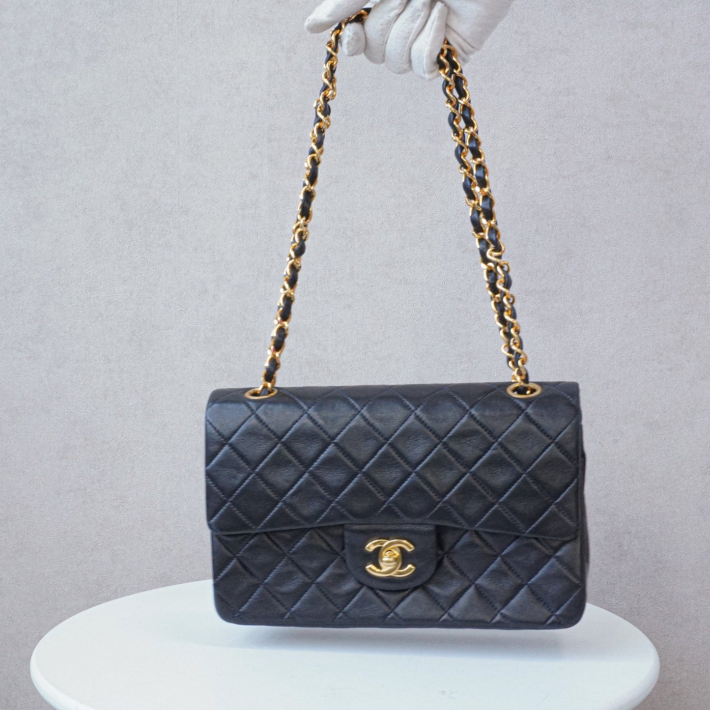 Classic Flapbag Small Double Flap 24k ghw