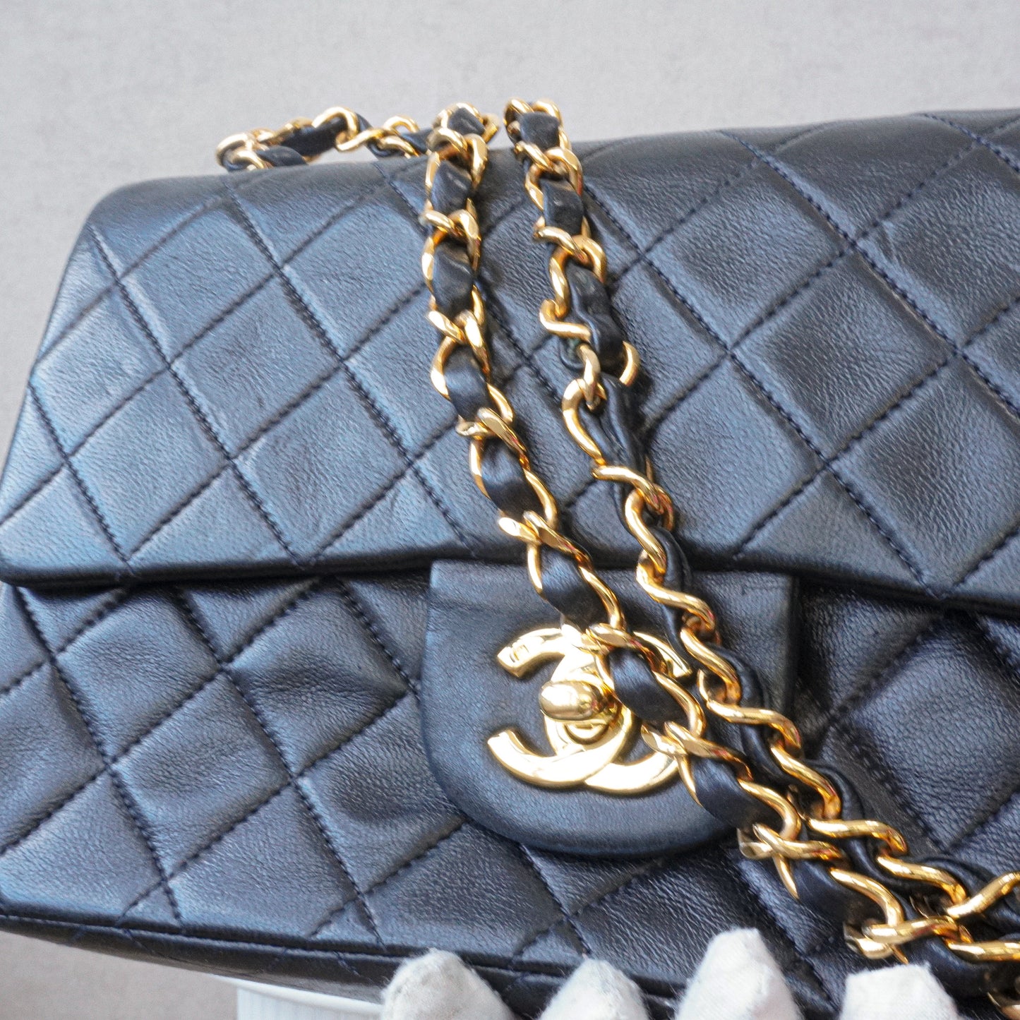 Classic Flapbag Small Double Flap 24k ghw