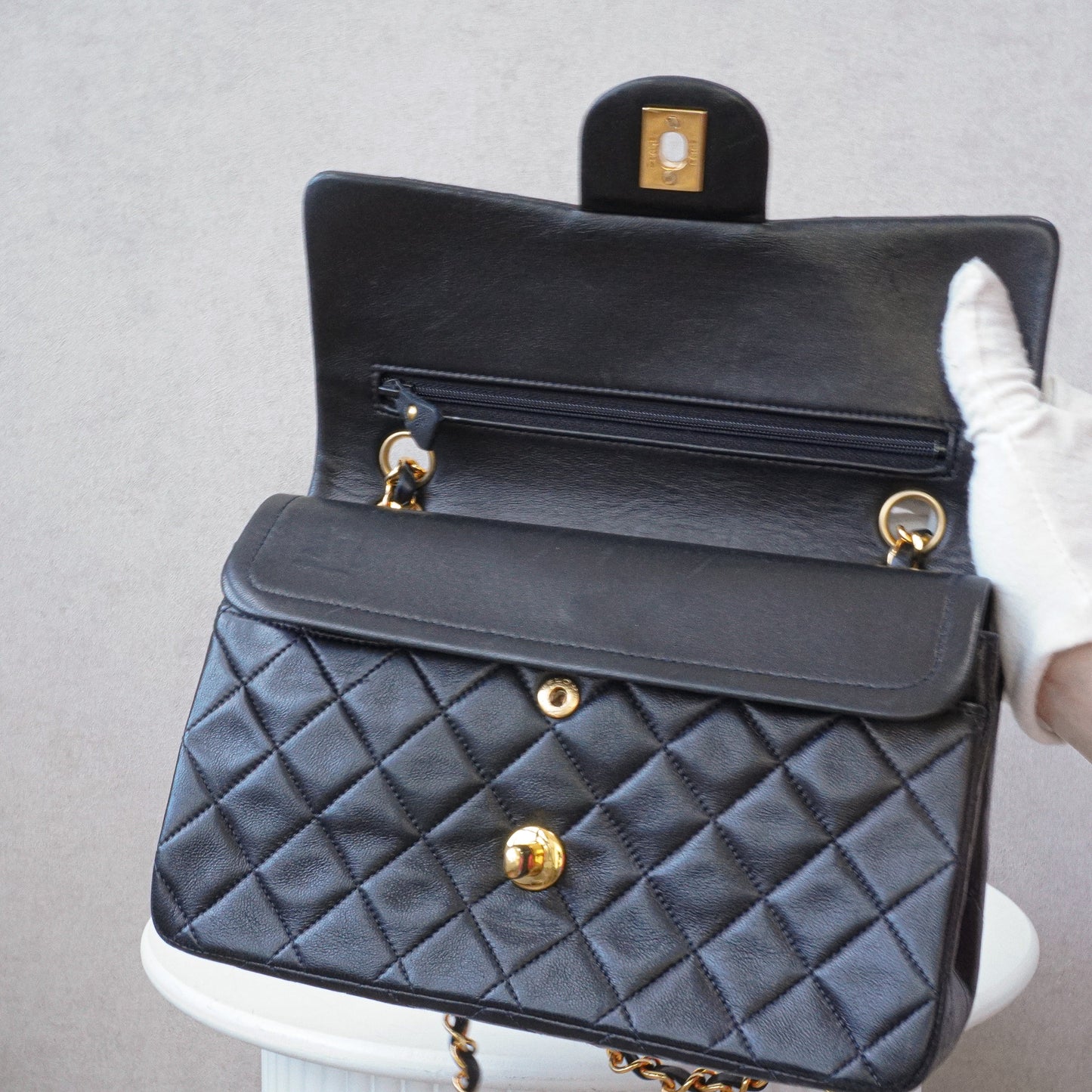 Classic Flapbag Small Double Flap 24k ghw