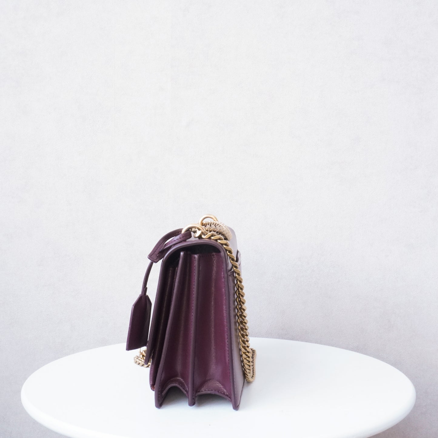 Saint Laurent Paris Sunset Burgundy Tas