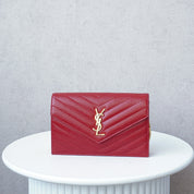 Saint Laurent Paris Cassandra red crossbody tas