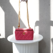 Chanel Vanity Pink Caviar Crossbody