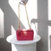 Chanel Vanity Pink Caviar Crossbody