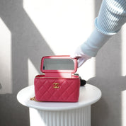 Chanel Vanity Pink Caviar Crossbody