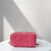 Chanel Vanity Pink Caviar Crossbody