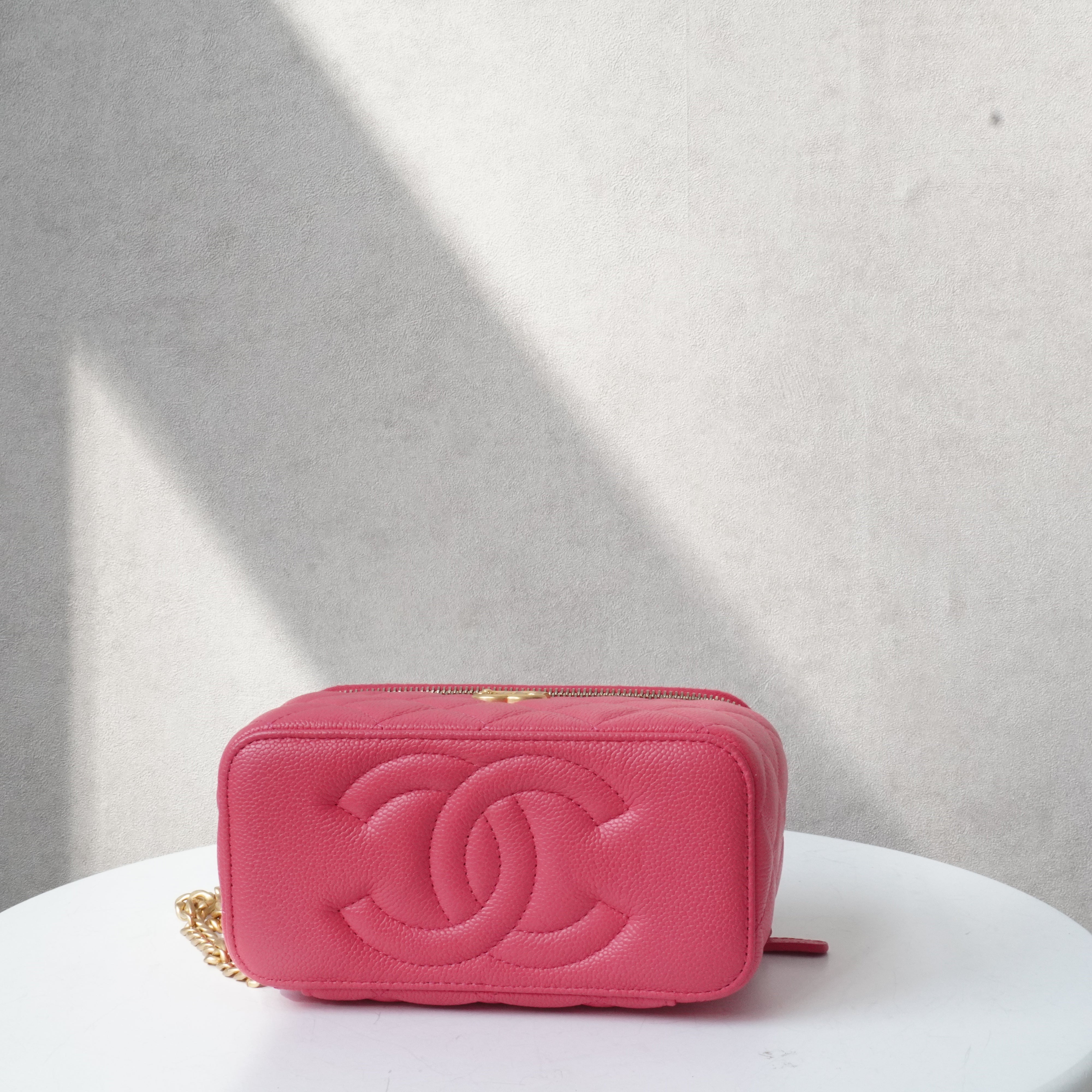 Chanel Vanity Pink Caviar Crossbody