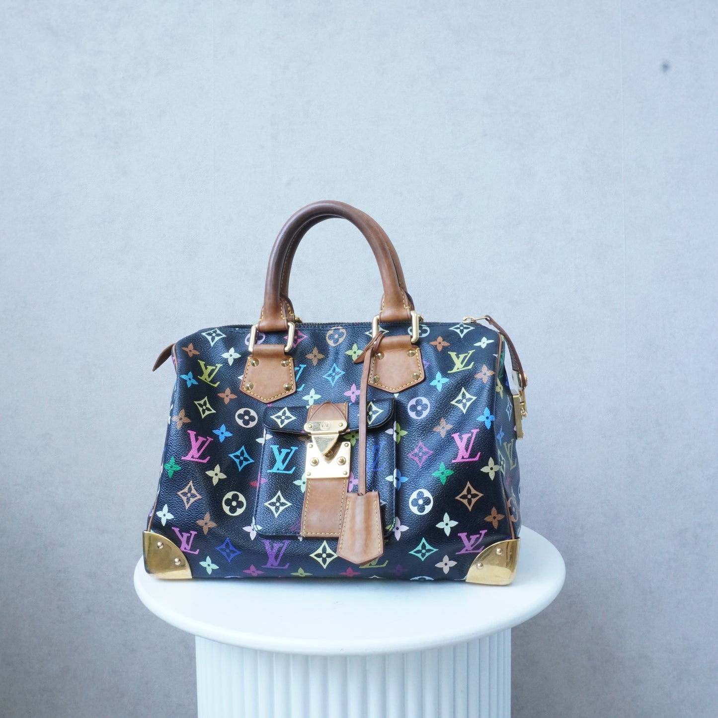 Louis Vuitton Speedy 30 Multicolor Noir
