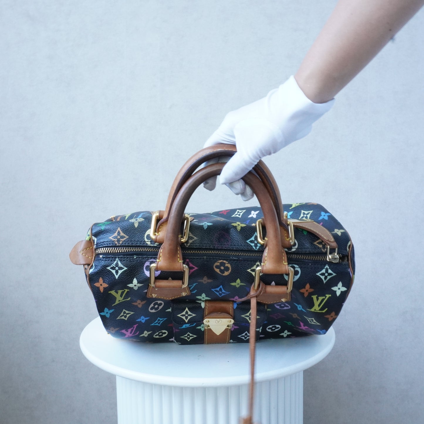 Louis Vuitton Speedy 30 Multicolor Noir