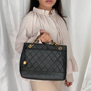 Chanel Vintage Matelasse Small Handbag