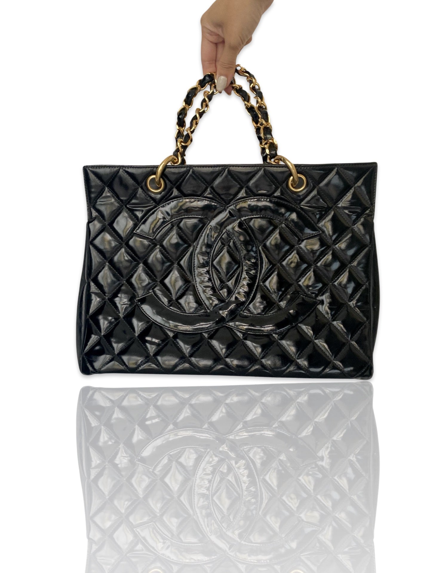 Chanel Tote Bag Patent Leather (1997-1999)