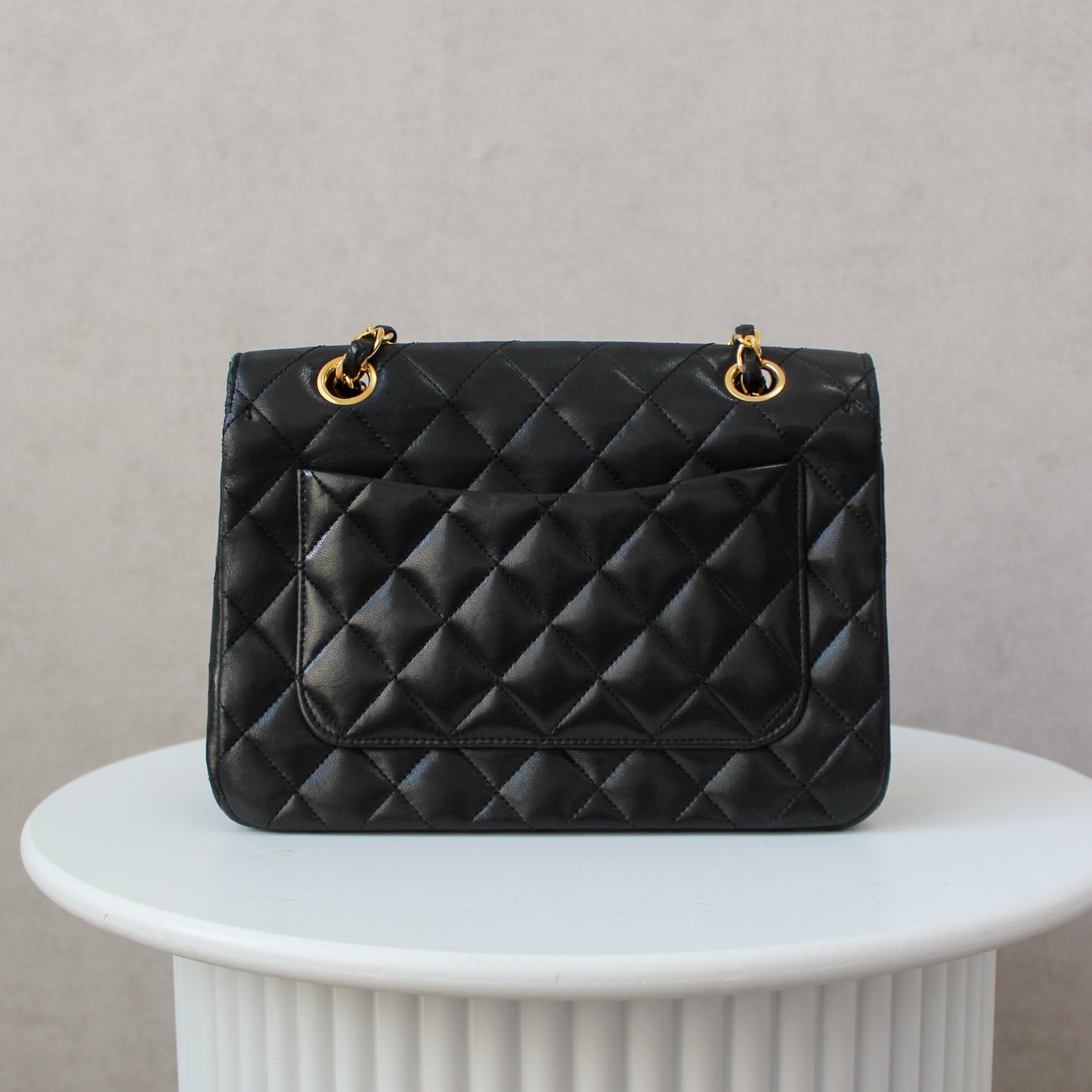 Chanel Full Flap Small Black Squared