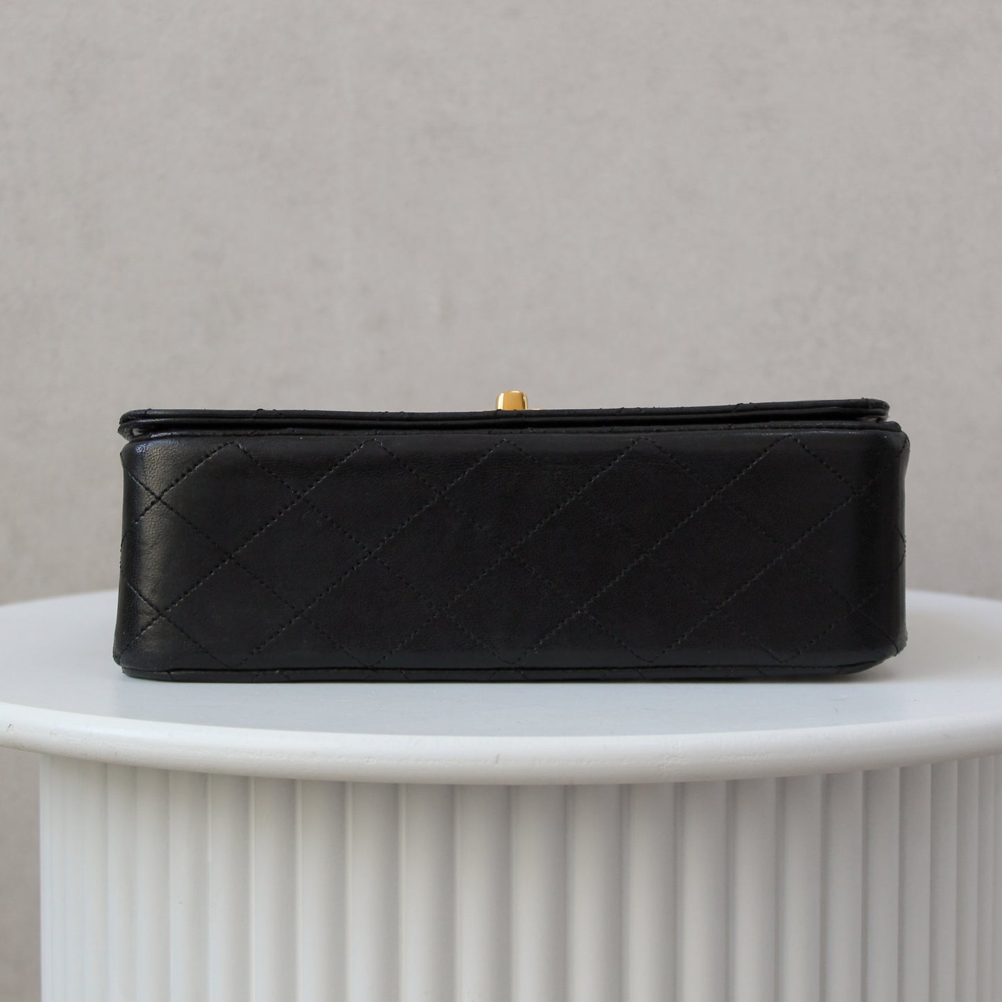 Chanel Full Flap Small Black Squared