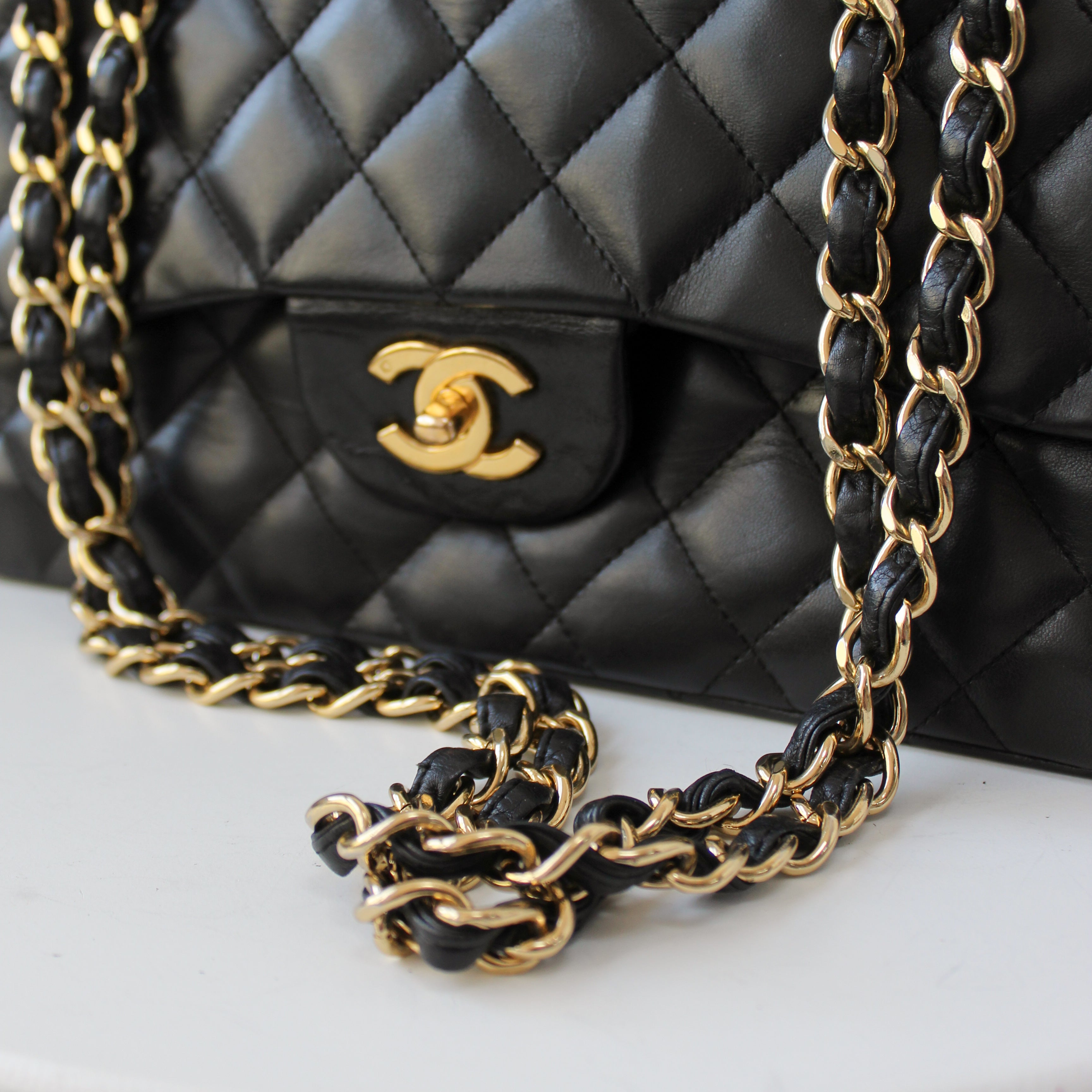 Chanel Flapbag Jumbo 24k ghw