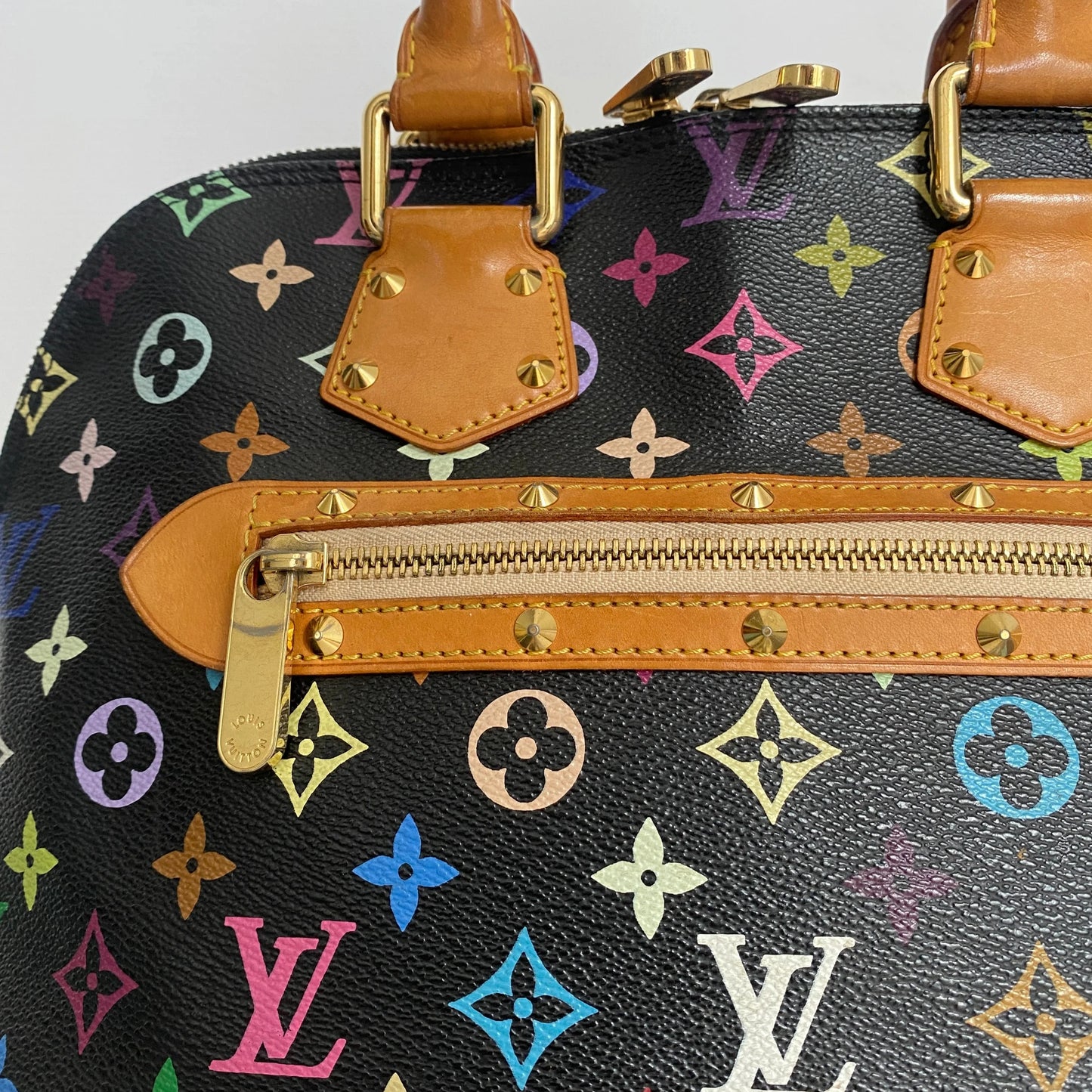 Louis Vuitton Alma Multicolor Black Limited Edition