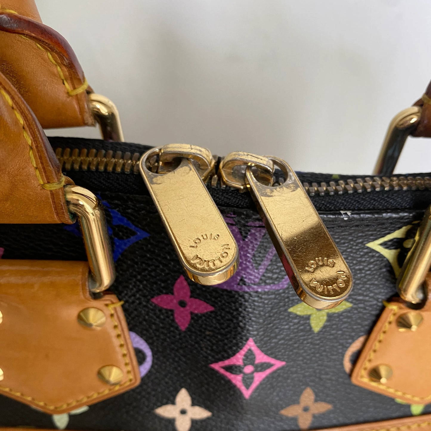 Louis Vuitton Alma Multicolor Black Limited Edition