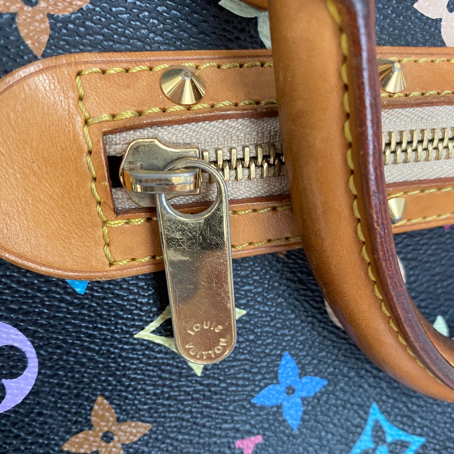 Louis Vuitton Alma Multicolor Black Limited Edition