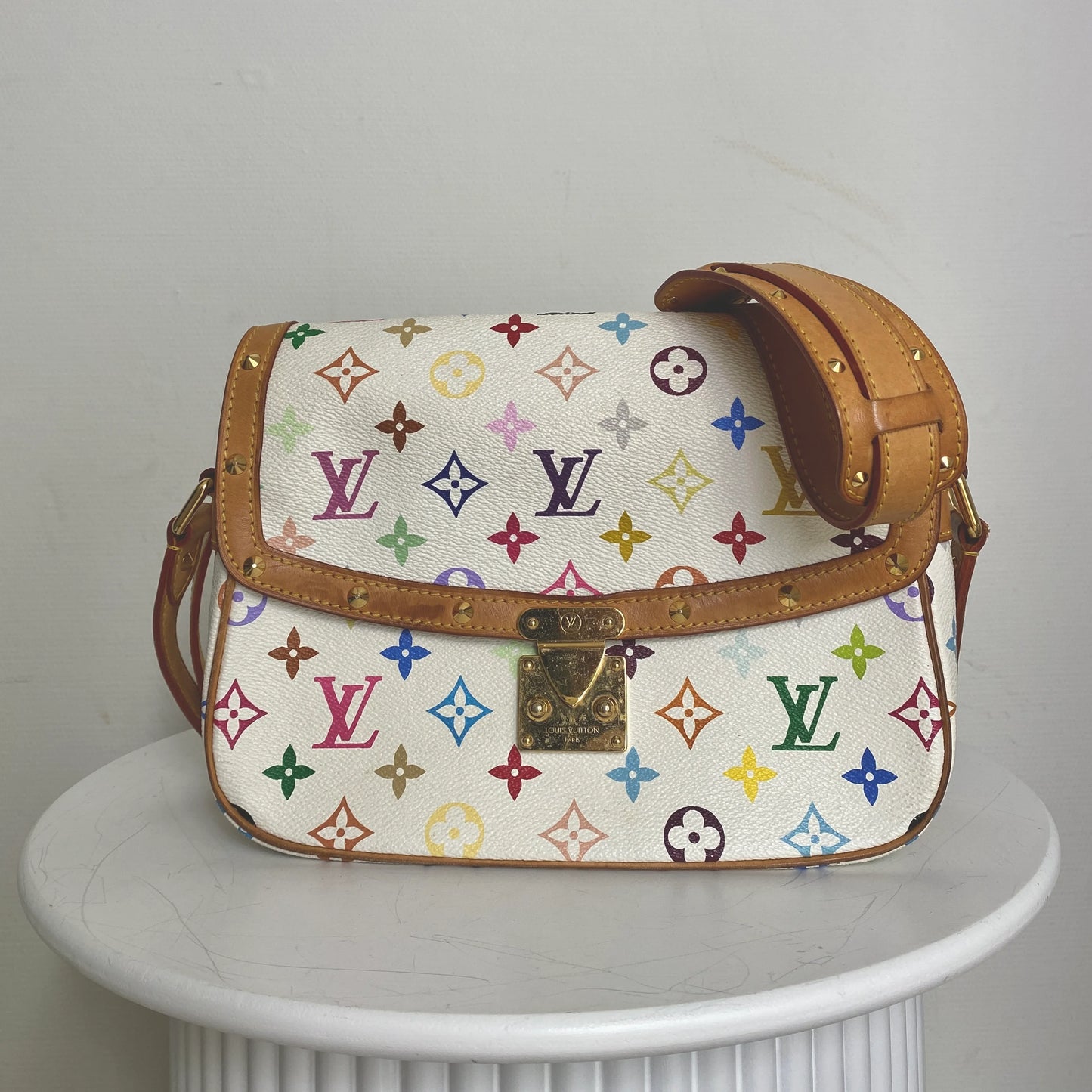 Louis Vuitton Sologne Multicolor White Limited Edition