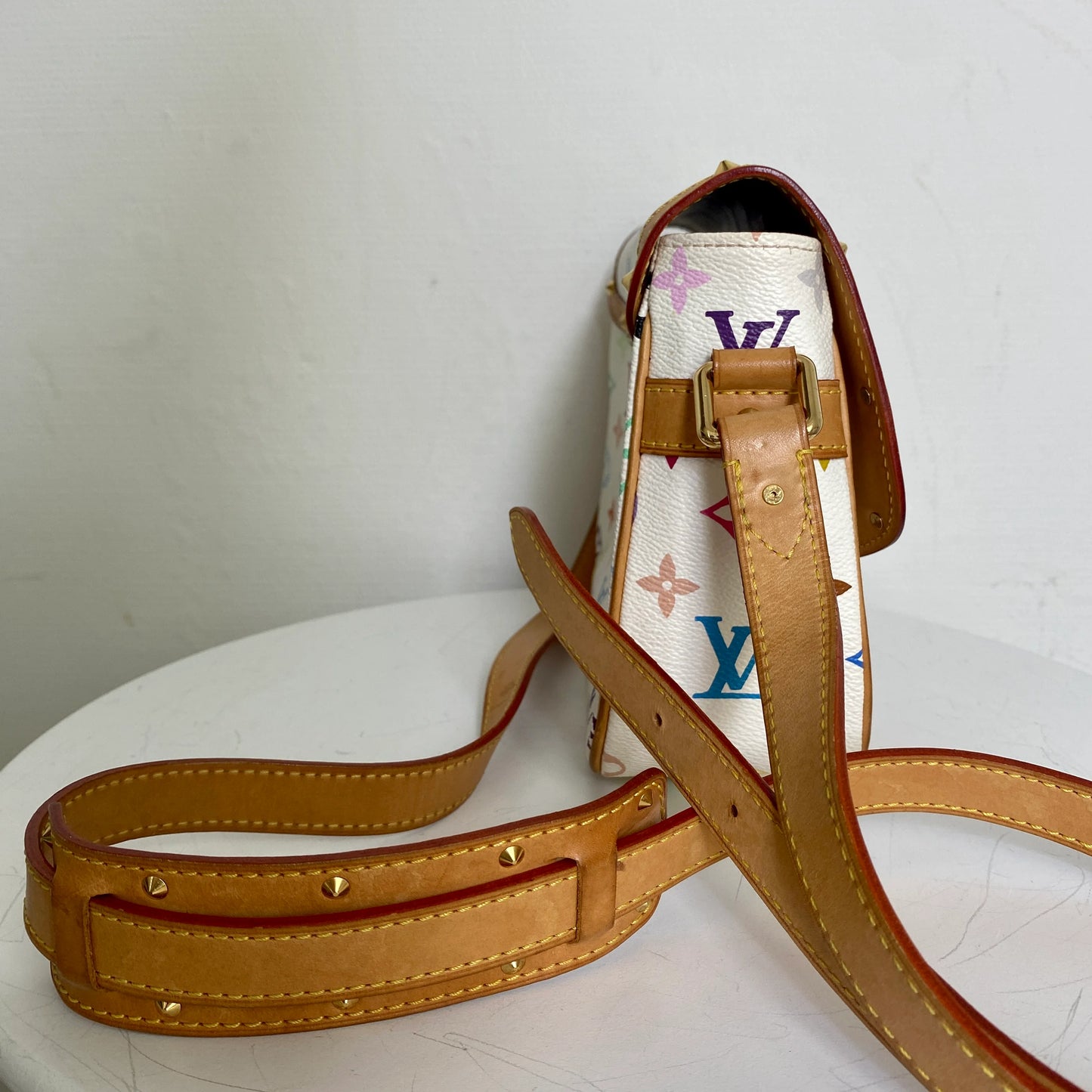 Louis Vuitton Sologne Multicolor White Limited Edition