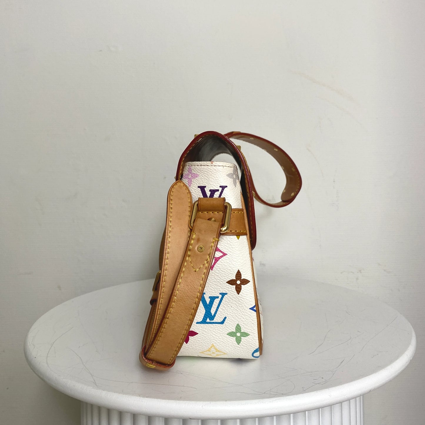 Louis Vuitton Sologne Multicolor White Limited Edition