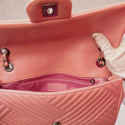 Chanel CC Crossing Flap Pink Medium Crossbody SHW