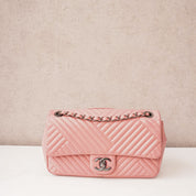 Chanel CC Crossing Flap Pink Medium Crossbody SHW