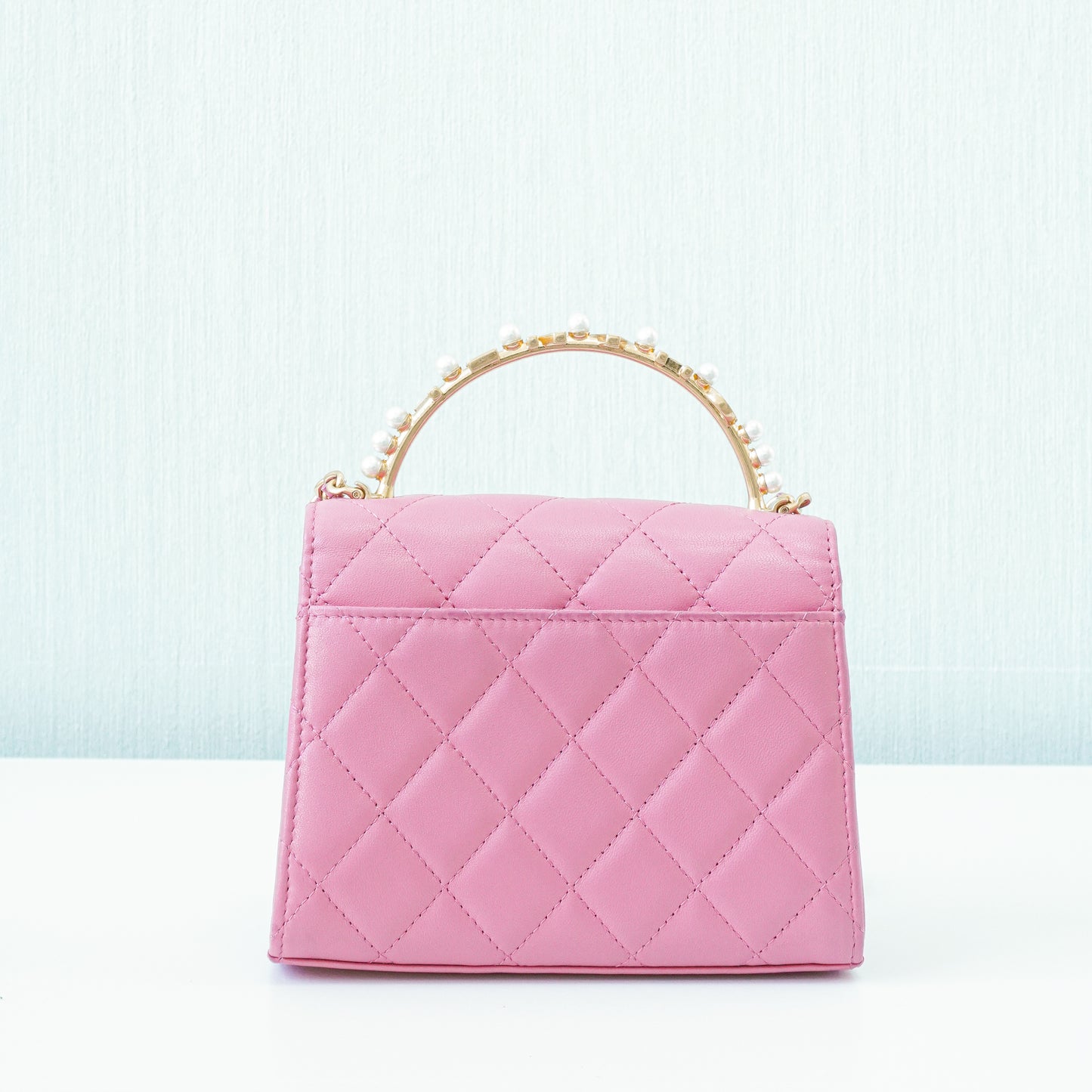 Chanel Trendy Mini Pearl Logo Handle