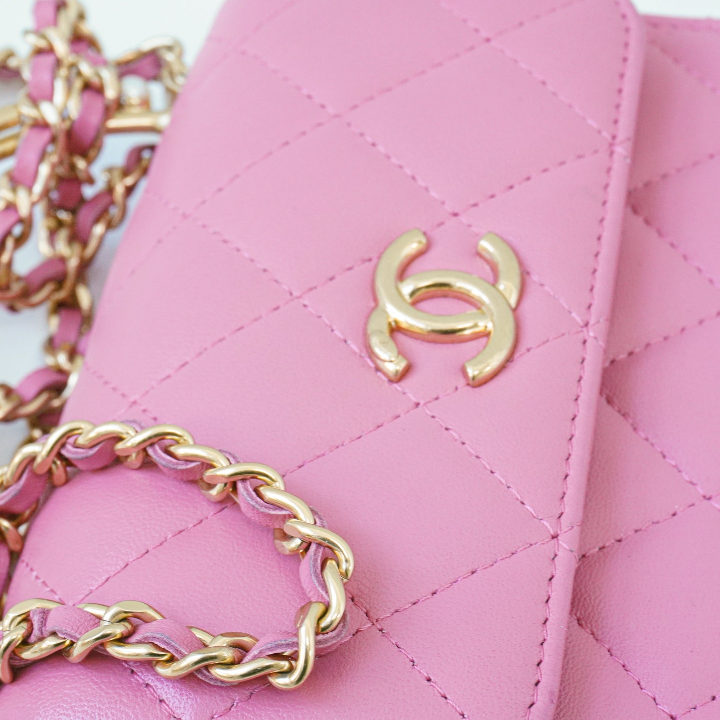 Chanel Trendy Mini Pearl Logo Handle
