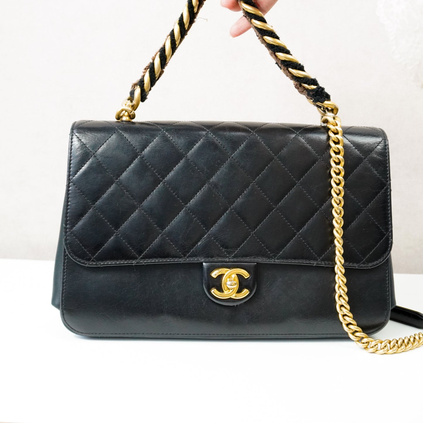 Chanel Matelasse Flapbag Calf Skin