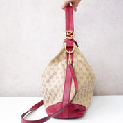Gucci Miss GG Canvas Hobo Bag
