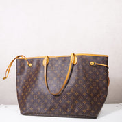 Louis Vuitton Neverfull Monogram GM - beige interieur