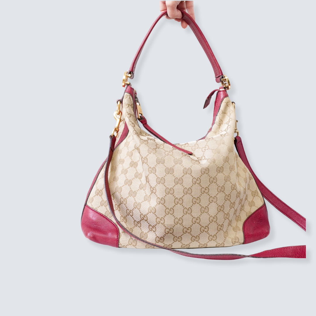 Gucci Miss GG Canvas Hobo Bag