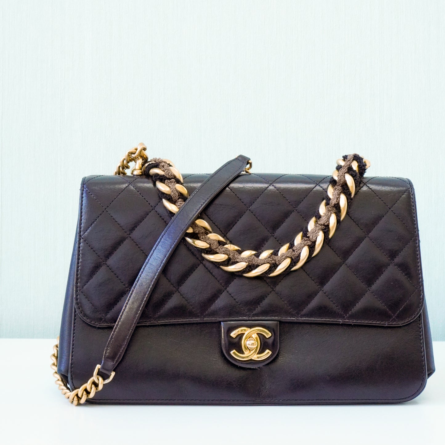 Chanel Matelasse Flapbag Calf Skin