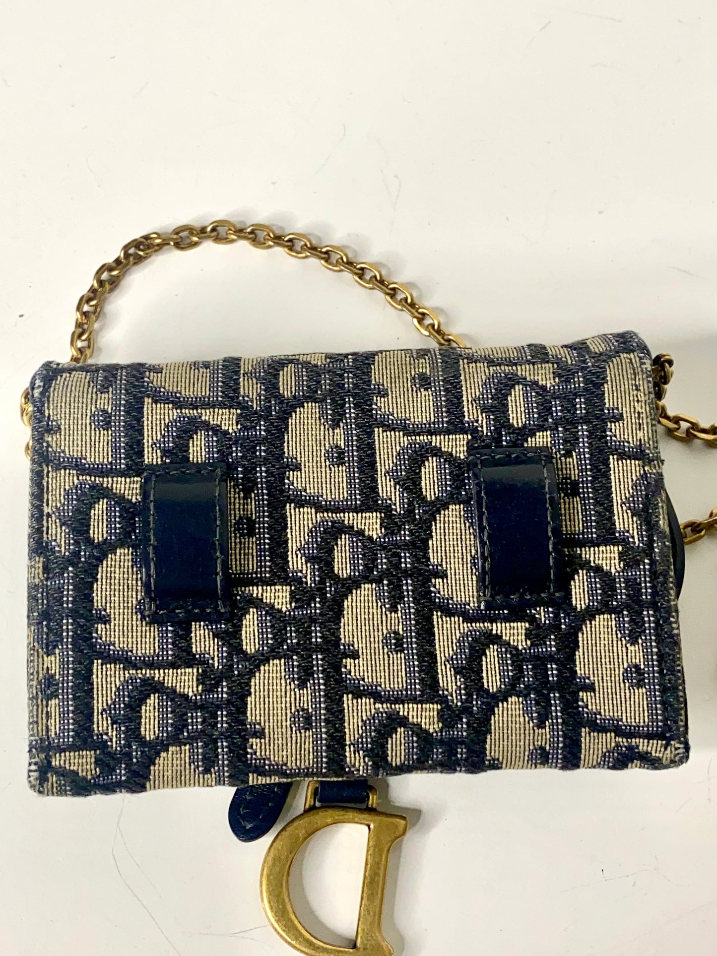 Christian Dior Oblique Nano Saddle Bag
